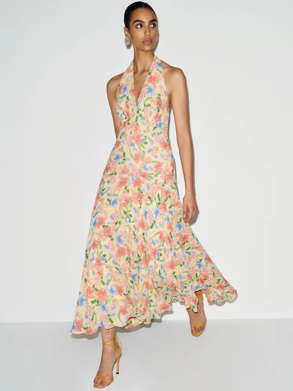 Reformation Briony Dress Floral Size 4